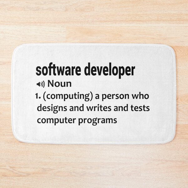 Item preview, funny software developer definition gift  designed and sold by ZORO MAZE.