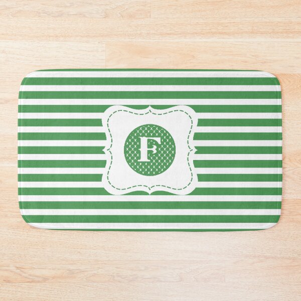 Item preview, Striped Letter F designed and sold by MonogramMonkey.