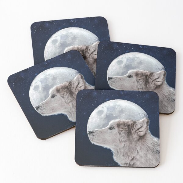 Item preview, Wolf and Moon designed and sold by BluViper.