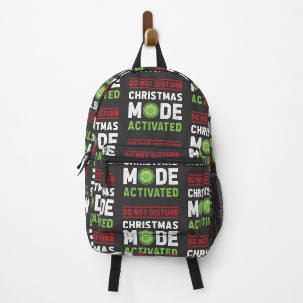 Item preview, CHRISTMAS MODE ACTIVATED (Funny Gamer slogan)- charcoal grey designed and sold by HeraAndKosmos.