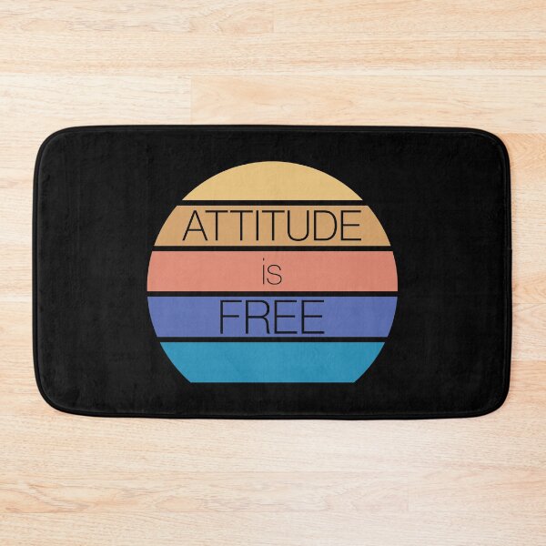 Item preview, Attitude is Free - Sunset Beach Colors - For men, for women designed and sold by LookFrog.