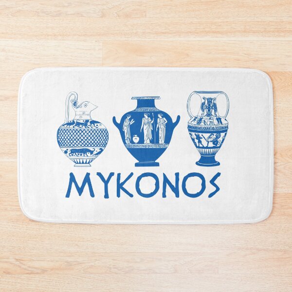 Item preview, Mykonos Whitewashed Island Aegean Sea Cyclades Greece designed and sold by Hoiho Adventure Shirts.