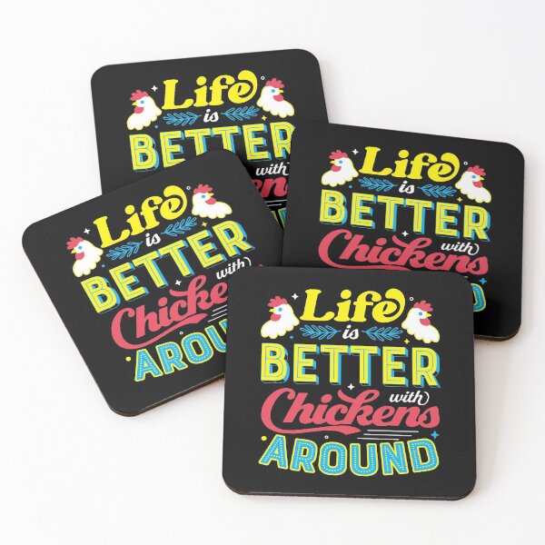 Item preview, Funny Life Is Better With Chickens Around Bauer designed and sold by DoSt-997.