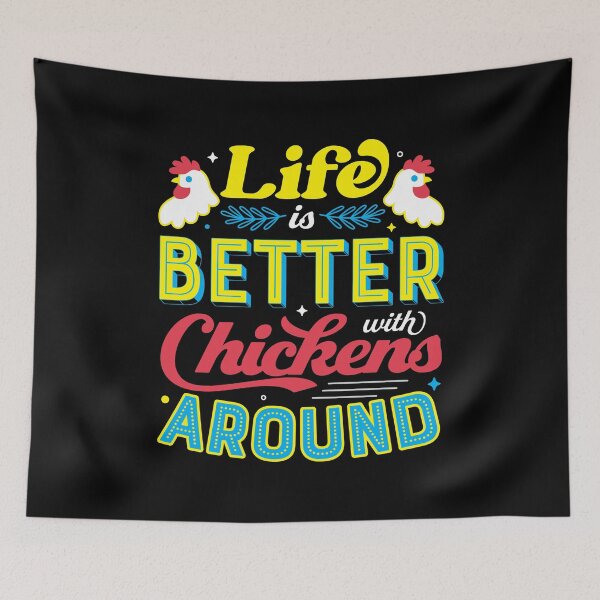 Item preview, Funny Life Is Better With Chickens Around Bauer designed and sold by DoSt-997.