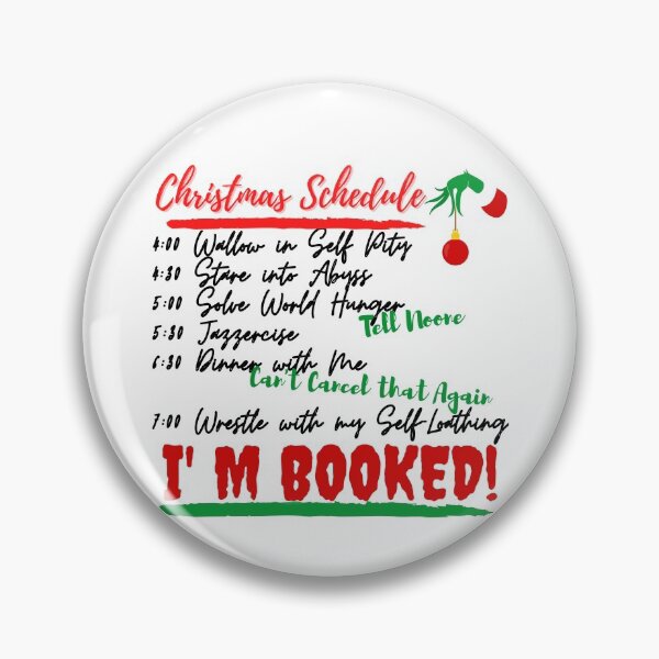 Item preview, Christmas Schedule designed and sold by Vibing-Right.