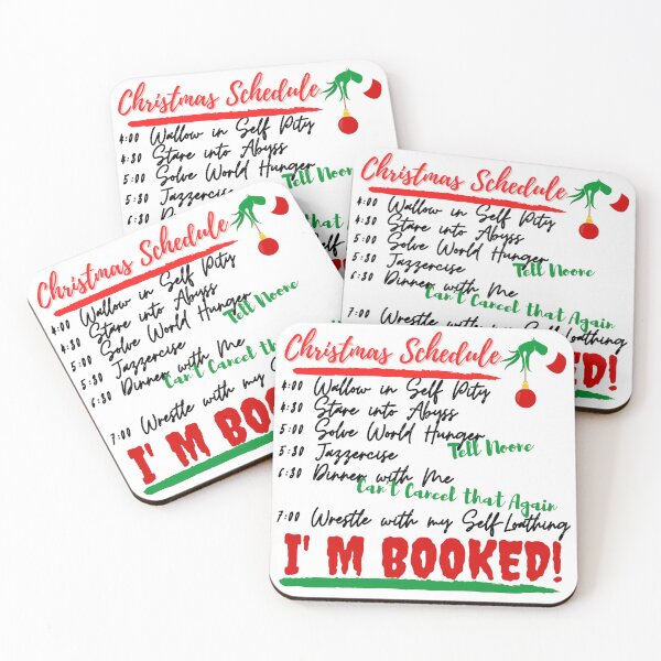 Item preview, Christmas Schedule designed and sold by Vibing-Right.