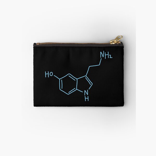 Item preview, Blue Serotonin Molecule Hand Drawn designed and sold by illhustration.