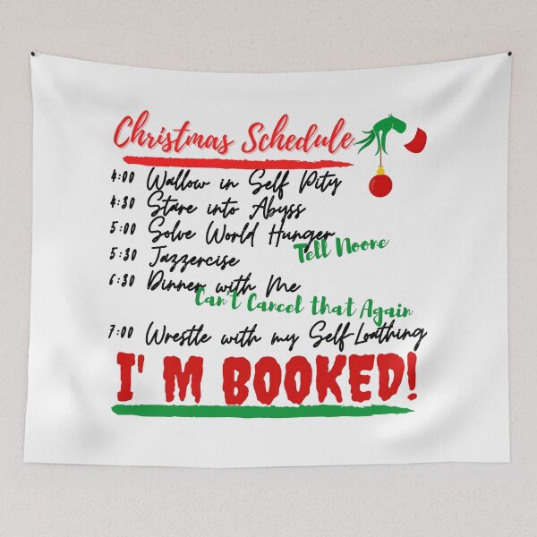 Item preview, Christmas Schedule designed and sold by Vibing-Right.