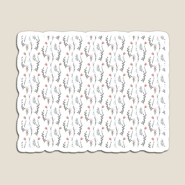 Aperçu de l'œuvre Motif de fleurs sauvages, jolies fleurs sauvages motifs floraux verts cadeaux de Noël créée et vendue par UniqueMw.