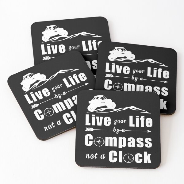 Item preview, Live Life by a Compass not a Clock SXS UTV  designed and sold by RZRriders.