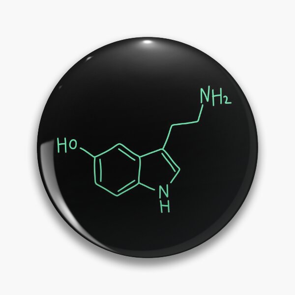 Item preview, Mint Green Serotonin Molecule Hand Drawn designed and sold by illhustration.