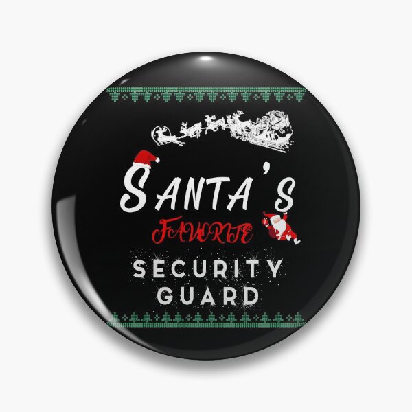 Item preview, Santa's Favorite Security Guard  designed and sold by . JustBeUnique ..