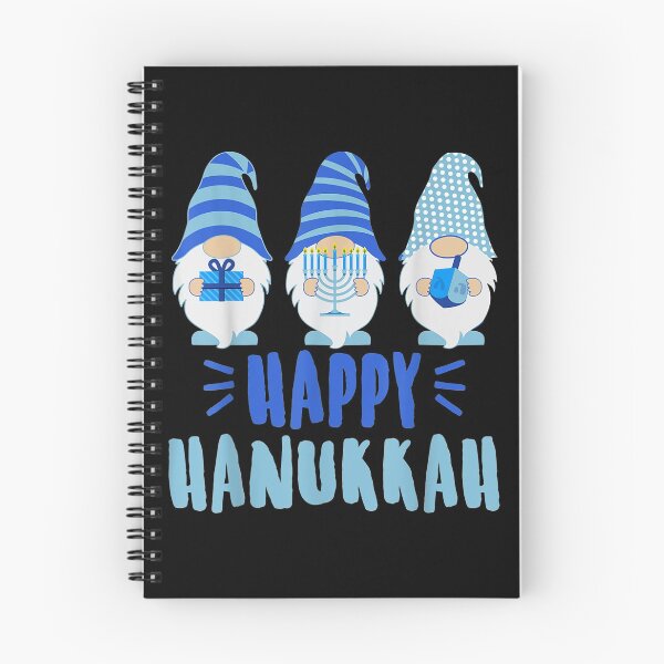 Item preview, Tu Happy Hanukkah 2020 Gnome Menorah Dreidel designed and sold by Catherineheyman.