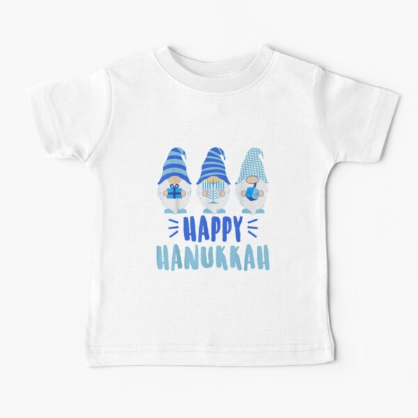 Item preview, Tu Happy Hanukkah 2020 Gnome Menorah Dreidel designed and sold by Catherineheyman.