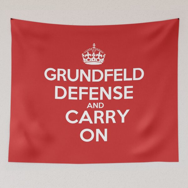 Item preview, Grundfeld Indian Defense and Carry On - Chess opening T-Shirt designed and sold by edygun.