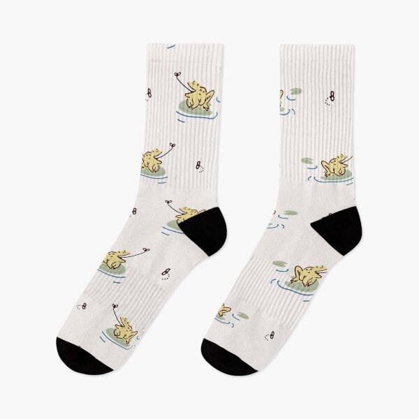 Item preview, Cute frog on lily pad pattern. designed and sold by Limolida.