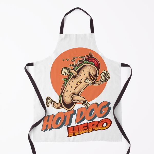 Item preview, Hot Dog Hero Superhero Love Eating Hotdogs  designed and sold by ProjectX23.
