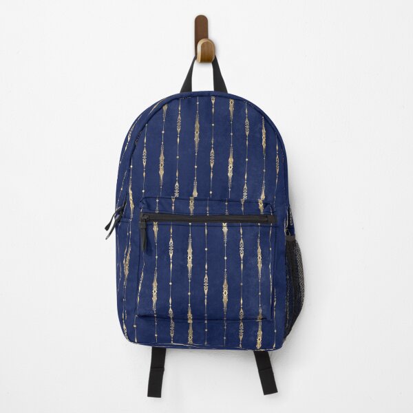 Item preview, An ornate gold on dark blue design designed and sold by AnnieHochmann.
