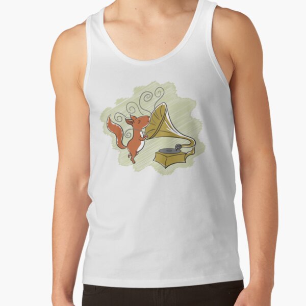 squirrel and music Tank Top