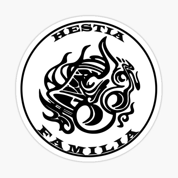 Hestia Waifu Danmachi Sticker for Sale by Mr Sticker
