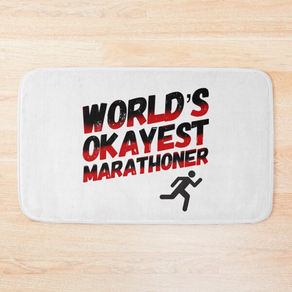 Item preview, World's Okayest Marathoner designed and sold by Desznr.