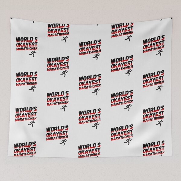 Item preview, World's Okayest Marathoner designed and sold by Desznr.
