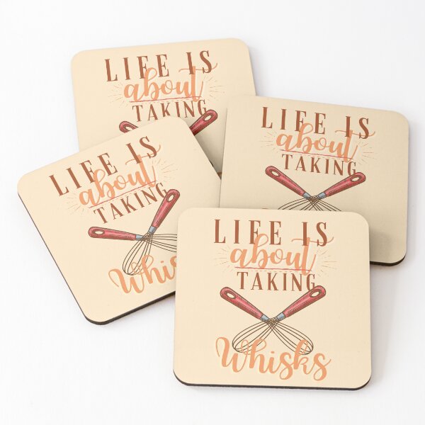 Item preview, Life is about Taking Whisks- Whisk Pun designed and sold by EvaWolf.
