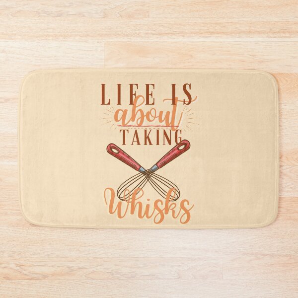 Item preview, Life is about Taking Whisks- Whisk Pun designed and sold by EvaWolf.