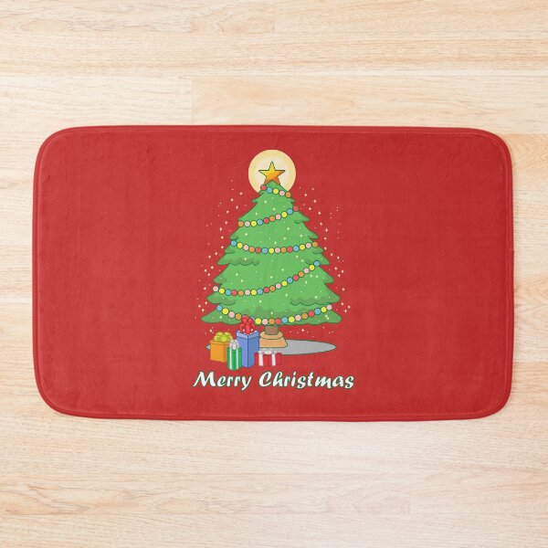 Item preview,  Sparkly christmas tree, Merry christmas decoration, lights and gifts, cute design, xmas, designed and sold by SGS-.