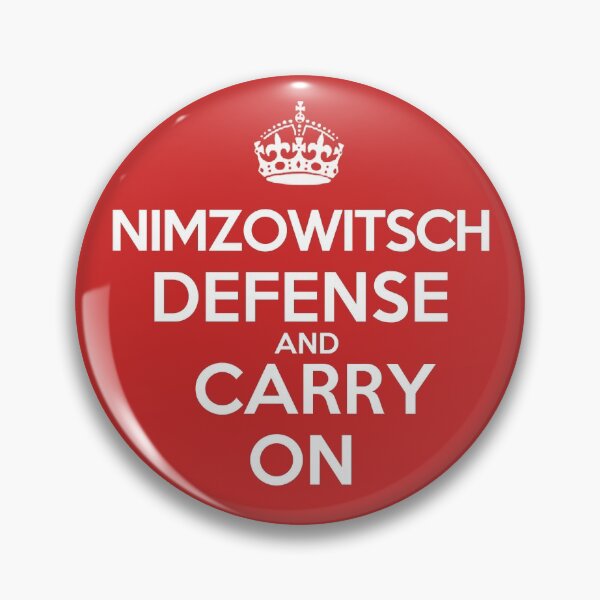 Item preview, Nimzowitsch Defense and Carry On - Chess opening T-Shirt designed and sold by edygun.