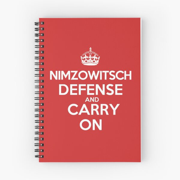 Item preview, Nimzowitsch Defense and Carry On - Chess opening T-Shirt designed and sold by edygun.