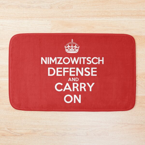 Item preview, Nimzowitsch Defense and Carry On - Chess opening T-Shirt designed and sold by edygun.