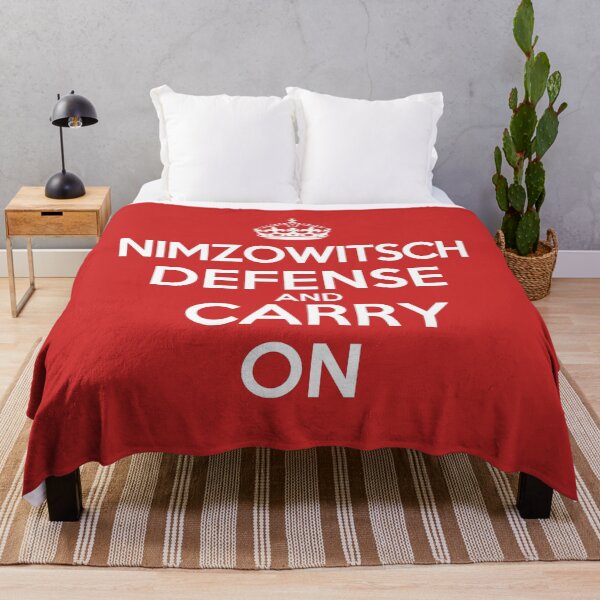 Item preview, Nimzowitsch Defense and Carry On - Chess opening T-Shirt designed and sold by edygun.
