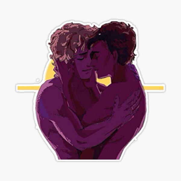 First Kiss Lyrics Gay love  Sticker for Sale by JustAnotherBee