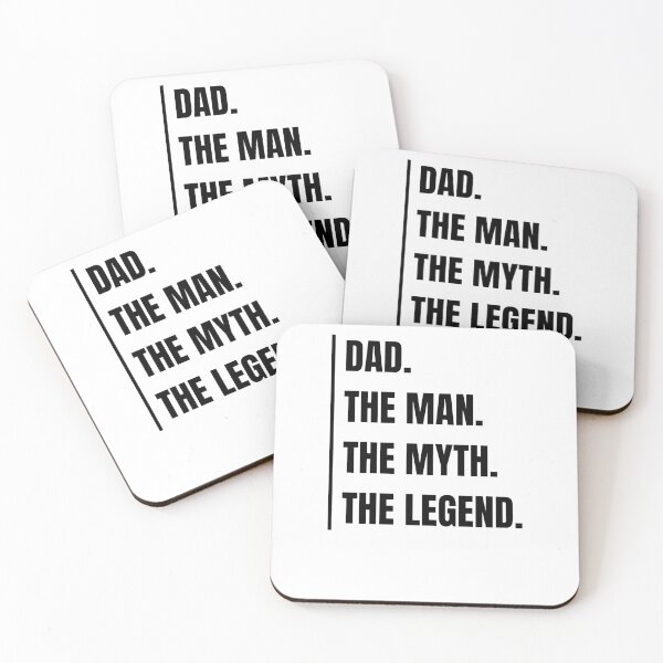 Item preview, Dad The Man The Myth The Legend designed and sold by momsnpops.