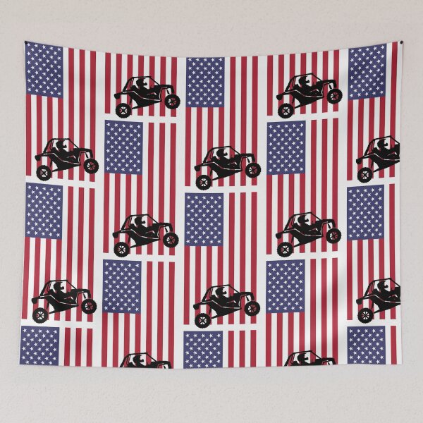 Item preview, SXS USA American Flag designed and sold by RZRriders.