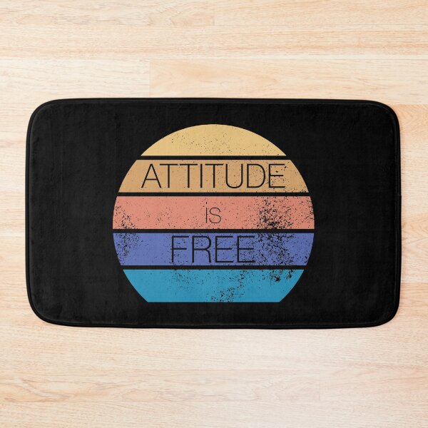 Item preview, Attitude is Free - Sunset Beach Colors - Distressed designed and sold by LookFrog.