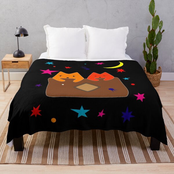 Cats, Space, Love, Dream, Sleep Throw Blanket