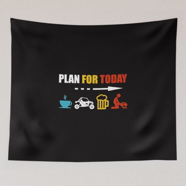 Item preview, Plan For Today - Coffee SXS Beer Get Lucky designed and sold by RZRriders.