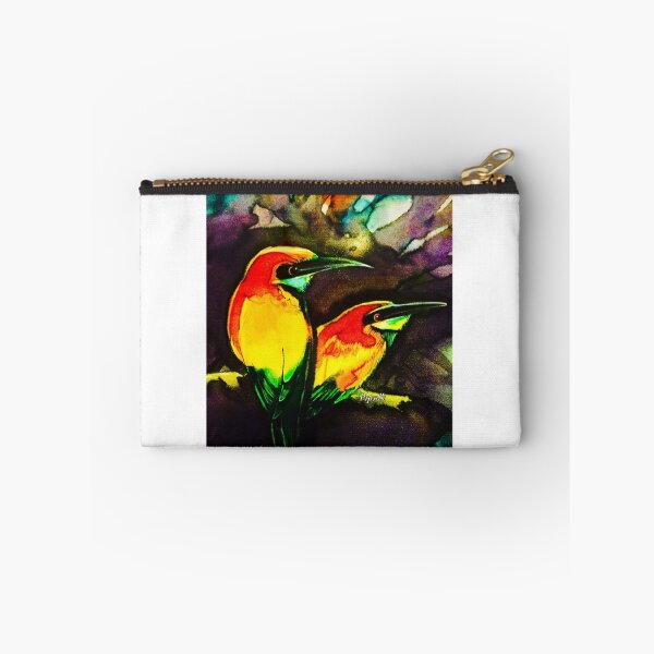 Item preview, golden kingfishers designed and sold by Pipsilk.