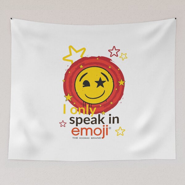 Artikelvorschau, EMOJI - BECOOL - EMOJI DESIGN - EMOJI OFFICIAL - I ONLY SPEAK IN EMOJI - STARS  entworfen und verkauft von Tropical Blood.