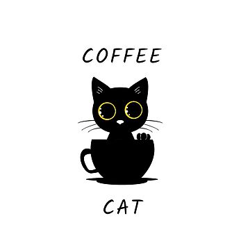 Artwork thumbnail, Coffee Cat by sketchypages