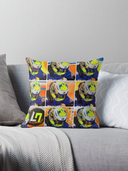 L@ndo Norrris graffiti painting by DRAutoArt Throw Pillow