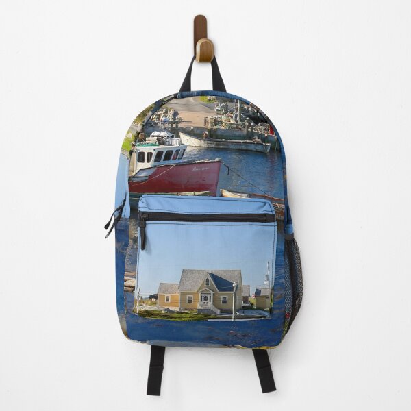Item preview, Red boats at Peggys Cove Nova Scotia designed and sold by Travelways.