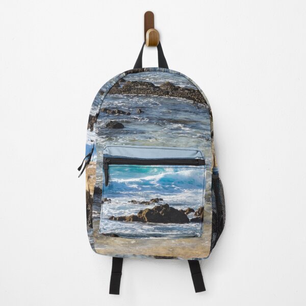 Item preview, Quintessential Hawaii - Rough Lava Rocks and Surf designed and sold by Georgia Mizuleva.
