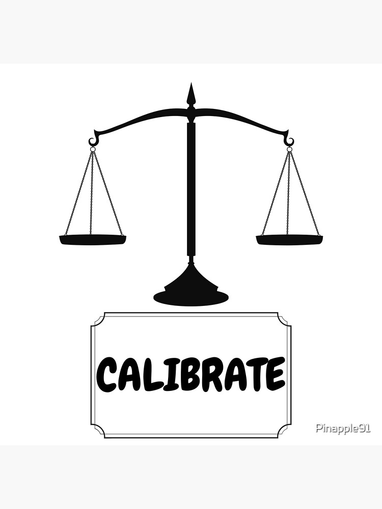 "Calibrate" Poster by Pinapple91 Redbubble