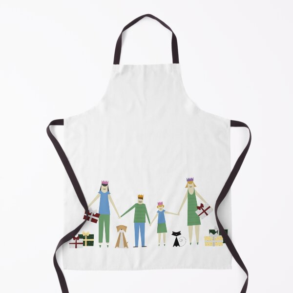 Item preview, Family with two mums holding presents designed and sold by chattleyworks.