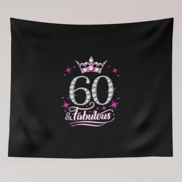 Item preview, 60th Birthday. 60 and Fabulous ladies, women's designed and sold by iclipart.