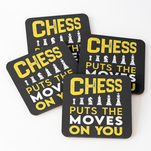 Item preview, Chess Puts The Moves On You - Funny Chess Player Humor Chess Pieces designed and sold by bonmotto.