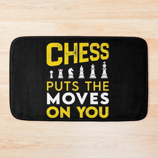 Item preview, Chess Puts The Moves On You - Funny Chess Player Humor Chess Pieces designed and sold by bonmotto.